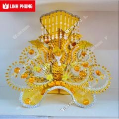 Mão Bà BTM Vàng - Tượng Cao 50cm,60cm,80cm,1m,1m2 - Khung Lưới Đính Đá - Linh Phụng