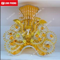 Mão Bà BTM Vàng - Tượng Cao 50cm,60cm,80cm,1m,1m2 - Khung Lưới Đính Đá - Linh Phụng