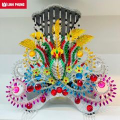 Mão cho Bà Địa Mẫu cao 1m vòng đầu 45cm Đen - Vàng