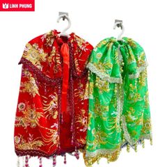 Áo 5 Bà Ngũ Hành Nương Nương Vải Voan 2 Lớp dành cho tượng cao từ 30cm đến 40cm