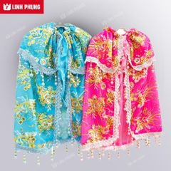 [MỚI] Áo Choàng Voan 2 Lớp - Size: 20-60cm | Phù Hợp Tượng Bà Quan Âm, Địa Mẫu, Chúa Xứ, Ngũ Hành - Mã: CVO, QAV
