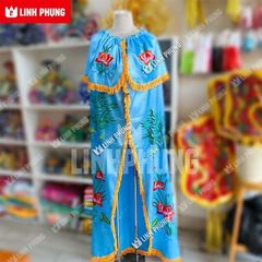 Áo choàng Quan âm Nam Hải  Cổ Thạch Bình Thuận kícḣ thước áo dài 3m5
