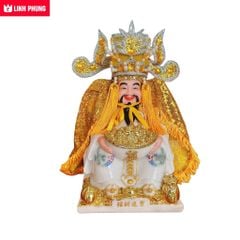 Combo Áo Mão Ông Thần Tiền Kim Sa (Không Kèm Tượng) dành cho tượng cao từ 10cm đến 40cm - Đo vòng đầu tượng lấy size