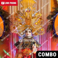 Combo áo choàng & mão bà tượng cao 50cm, 60cm - BTM Decor Decor Phòng Trang Trí Nhà
