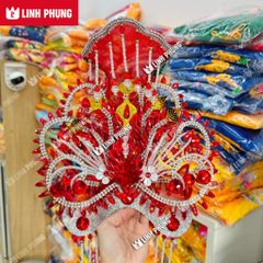 Mão bà Địa Mẫu khung lưới đính đá - Size tượng: 50cm (Ni 26cm) - BTM