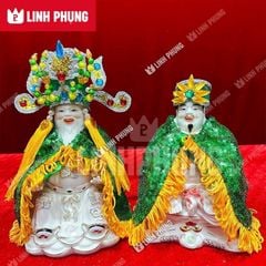 Combo áo mão Thần Tài Thổ Địa ngũ sắc kícḣ cỡ vòng đầu từ 10cm đến 20cm - Đo vòng đầu lấy size