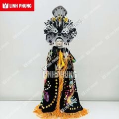 Áo mão bà Diêu Trì Địa Mẫu màu đen dành cho tượng cao 30cm đến 40cm