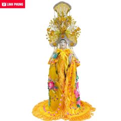 Mão bà Đia Mẫu - tượng cao 40cm (Ni 22cm) - Đen/Vàng