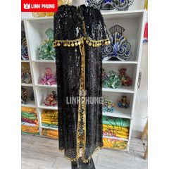 Áo choàng Quan Âm Chứa Chan Gia Lào (Vải kim sa) - KS9L