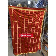 Áo choàng Địa Tạng Vương Bồ Tát - vải nhung đỏ (tượng cao: 50cm - 1m6)