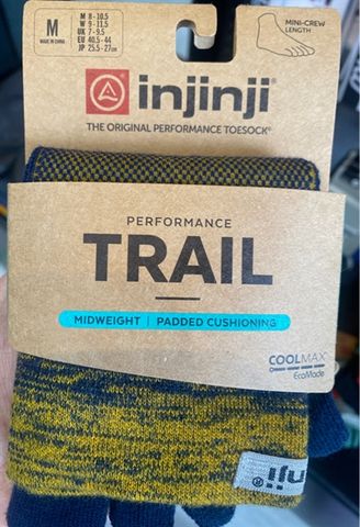  Tất Chạy Trail 5 Ngón Injinji Trail Midweight Mini Crew 