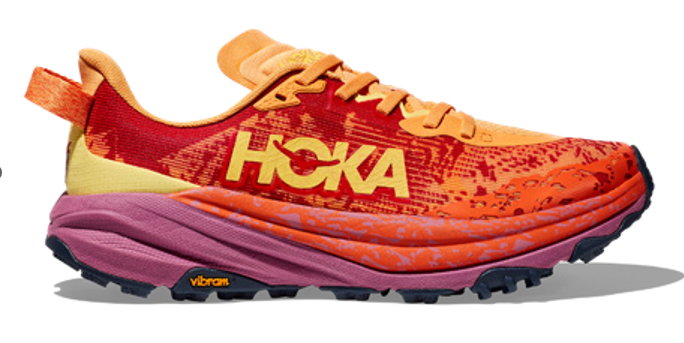  Giày Chạy Trail Nam Hoka Speedgoat 6 Wide - Màu Cam (Sherbet) - FW24 