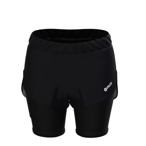  Quần Short Chạy Bộ Nữ Solid Black 