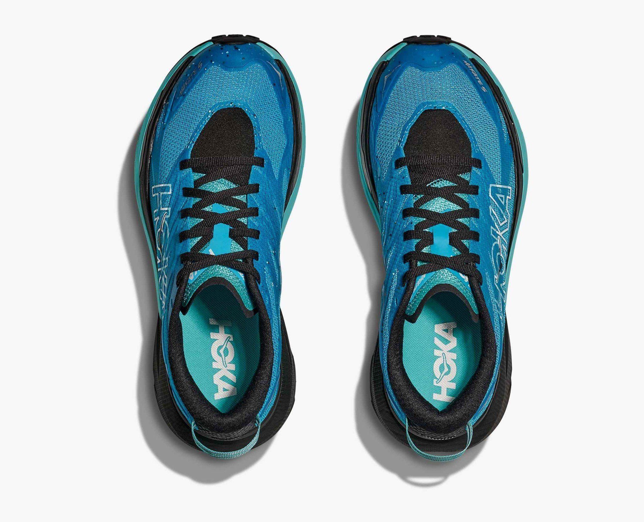  Giày Chạy Trail Nam Hoka Mafate 5 - Màu Xanh Đen (Skyward Blue/Black) - FW25 