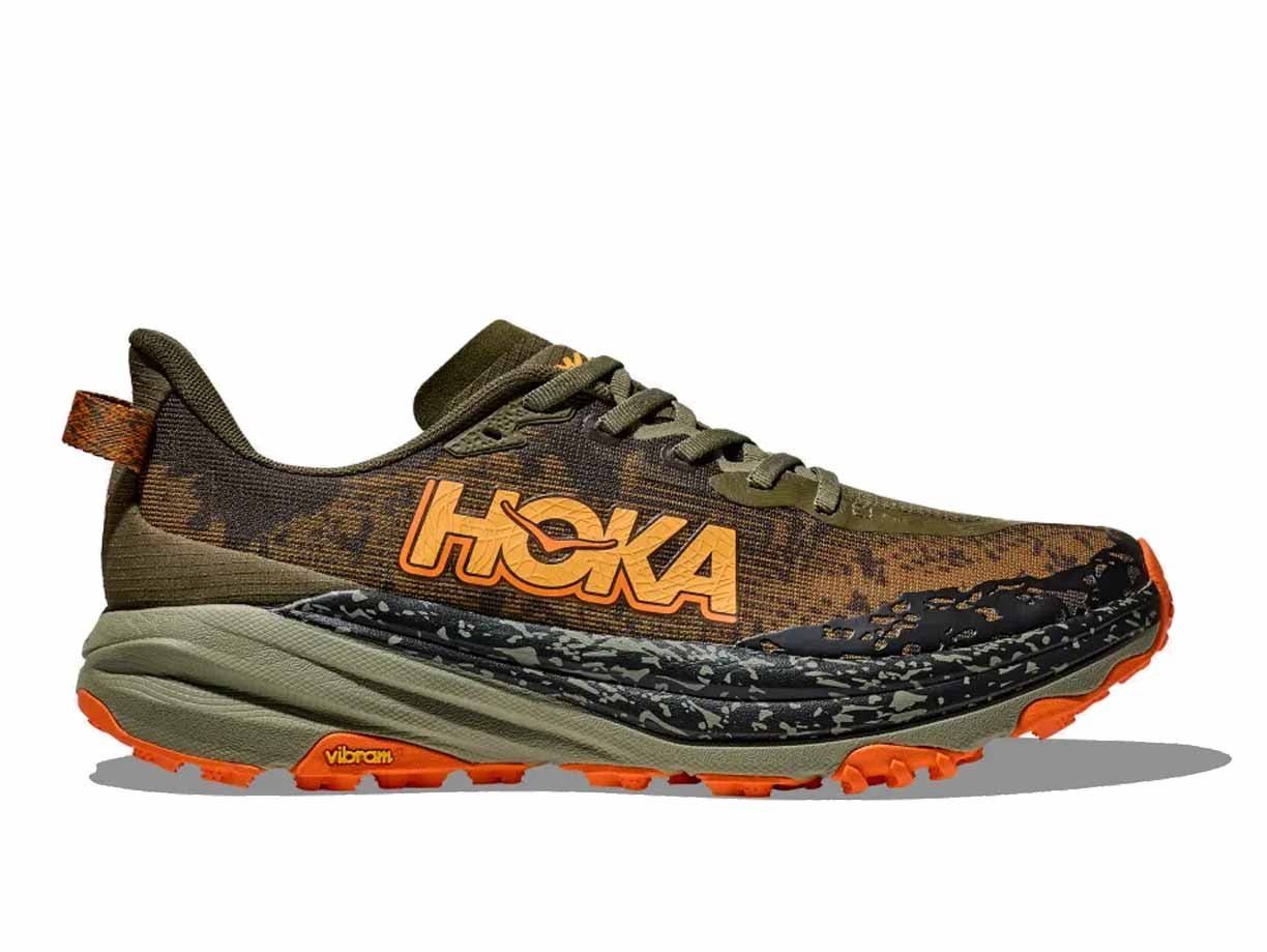  Giày Chạy Trail Nam Hoka Speedgoat 6 - Màu Nâu (Maple/Cardamom) - FW25 