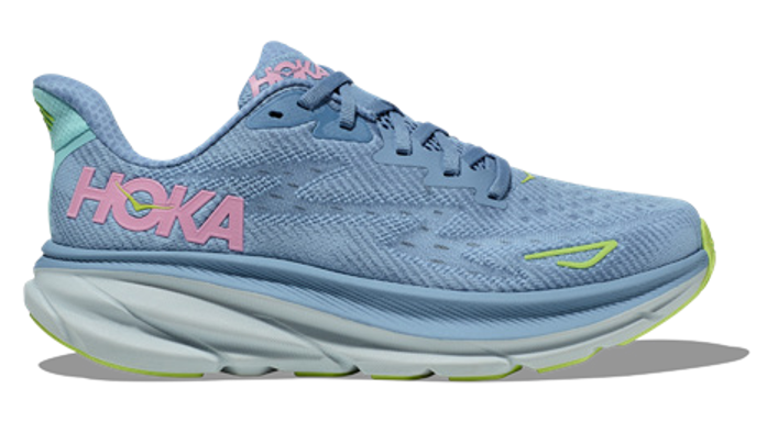  Giày Chạy Bộ Nữ HOKA Clifton 9 Wide - Màu Tím Hồng (Dusk/Pink) - SS24 