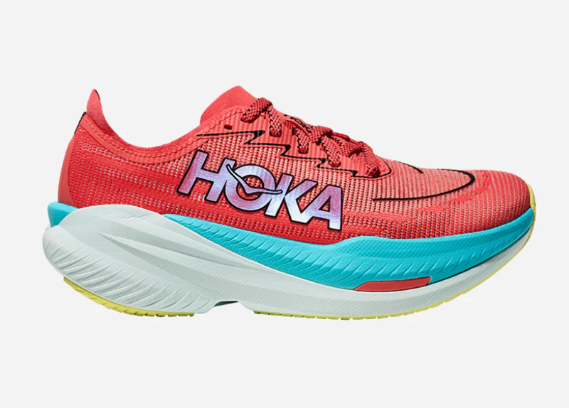  Giày Chạy Bộ Nam Hoka Mach X 2 Wide - Màu Bưởi (Grapefruit) - SS25 