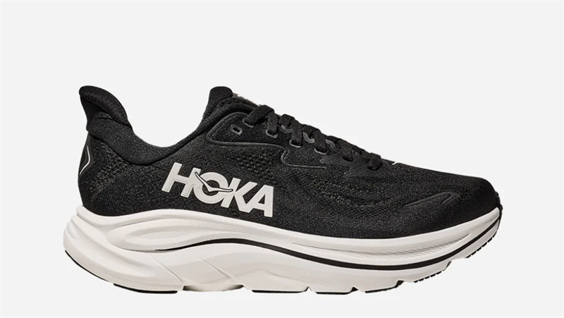  Giày Chạy Bộ Nam HOKA Clifton 10 Wide - Màu Đen Trắng - SS25 