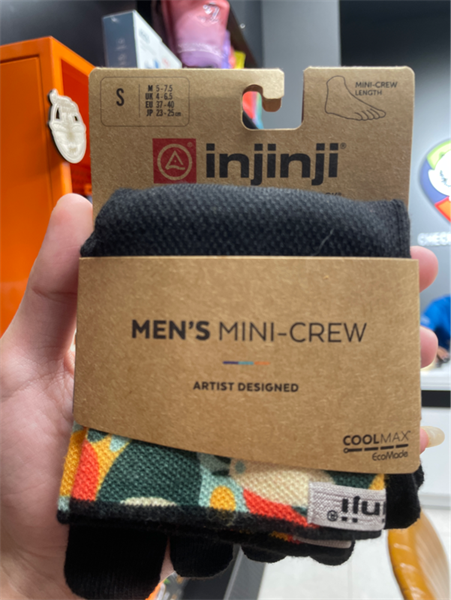  Tất Chạy Trail 5 Ngón Nam Injinji Artist Designed Midweight Mini-Crew 