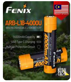  Pin sạc Fenix ARB-L18-4000U 