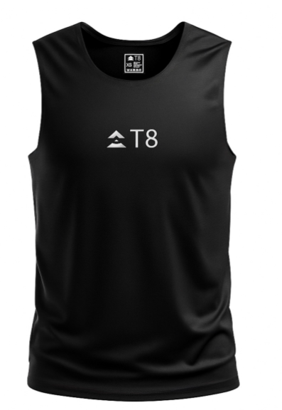 Áo Ba Lỗ Chạy Trail Nam T8 Trail Tank - Màu Đen (Pure Black)