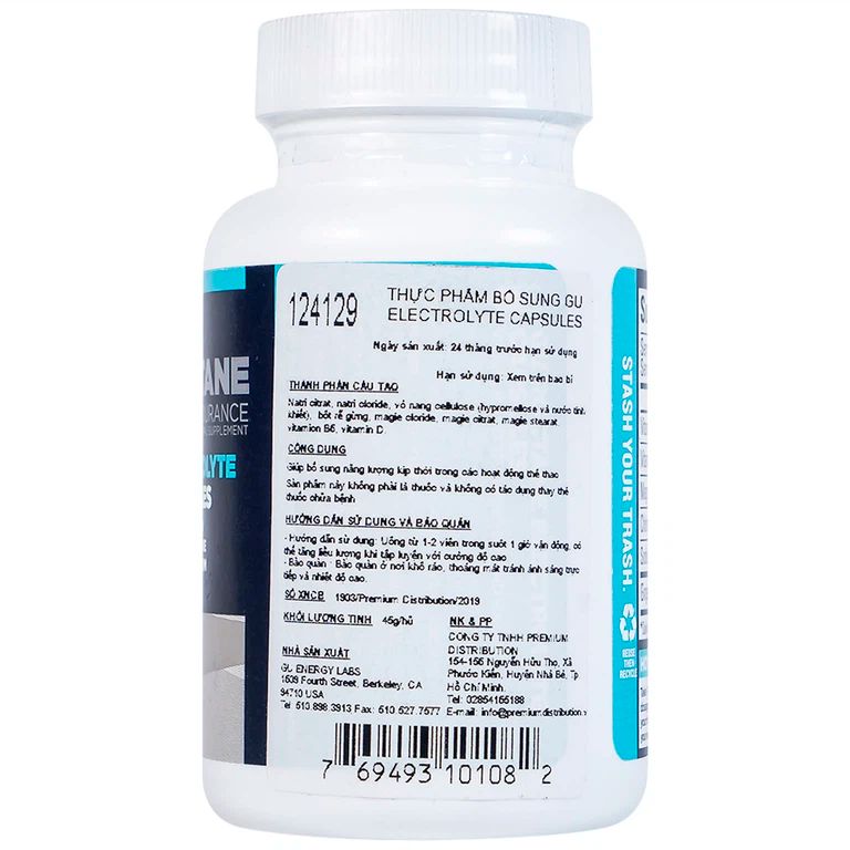  Viên Muối GU Roctane Electrolyte Capsules - 50 viên 