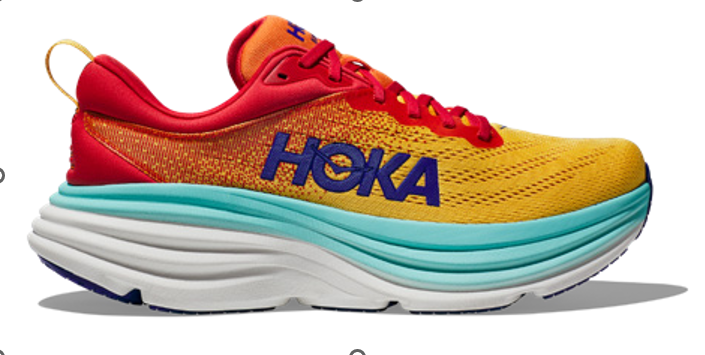  Giày Chạy Bộ Nữ HOKA Bondi 8 - Màu Hồng Đỏ (Cerise) - SS24 