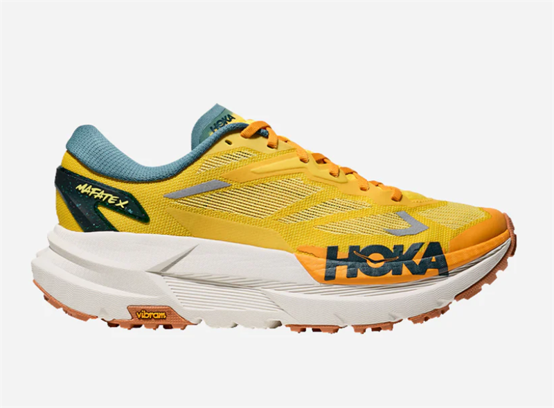  Giày Chạy Trail Nam Hoka Mafate X - Màu Vàng Xám - SS25 