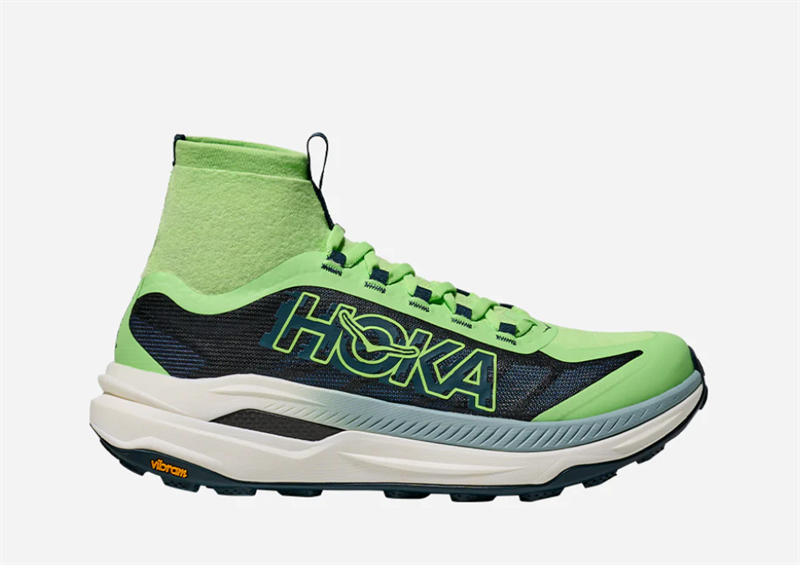  Giày Chạy Trail Nam Hoka Tecton X 3 - Màu Xanh Lá 
