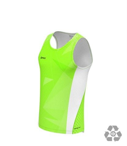  Áo Ba Lỗ Nam Singlet Marathon - Màu Xanh Neon Size M 