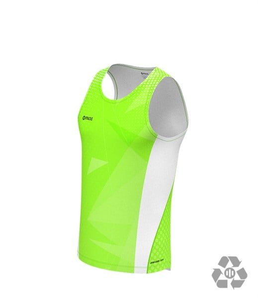 Áo Ba Lỗ Nam Singlet Marathon - Màu Xanh Neon Size M