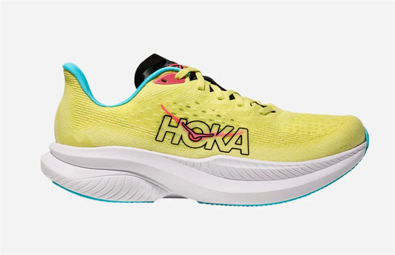  Giày Chạy Bộ Nữ Hoka Mach 6 - Màu Vàng Xanh (Yuzu/Cielo Blue) - SS25 