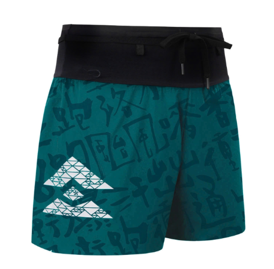  Quần Short Chạy Bộ Nam T8 Sherpa Short V2 - Màu Xanh Mòng Két (Teal) 