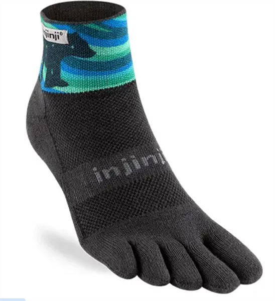  Tất Chạy Trail 5 Ngón Nam Injinji Artist Designed Midweight Mini-Crew 
