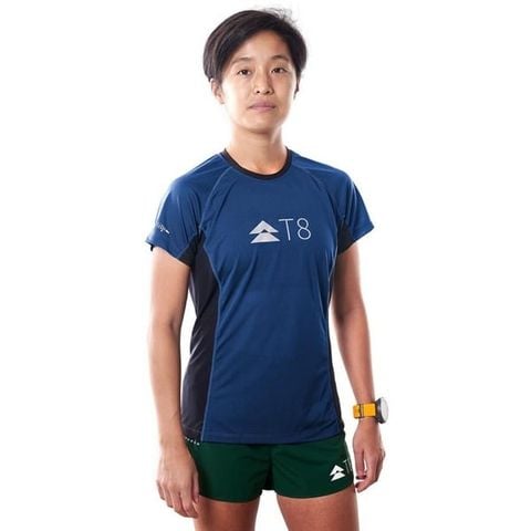 Áo Chạy Bộ Nữ T8 Iced Tee - Màu Xanh Dương (Blue) 