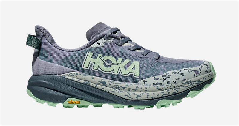  Giày Chạy Trail Nữ Hoka Speedgoat 6 Wide - Màu Ánh Trăng - SS25 