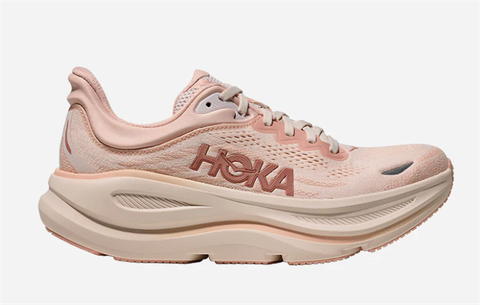  Giày Chạy Trail Nữ Hoka Bondi 9 Wide - ROSE LATTE / ROSE CREAM - FW25 