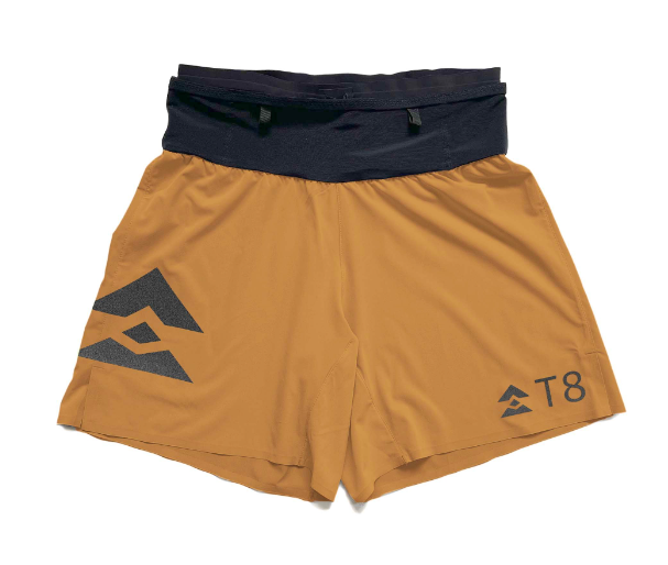  Quần Short Chạy Bộ Nam T8 Sherpa Short V2 - Màu Vàng Gold 
