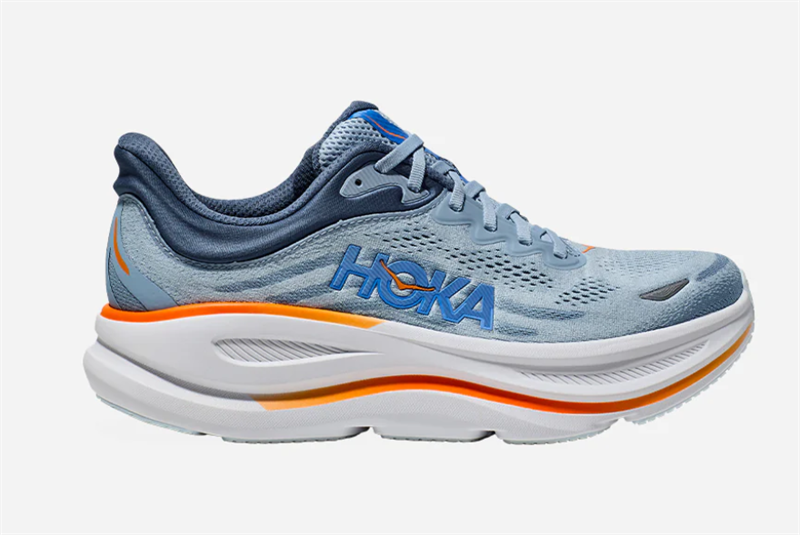  Giày Chạy Bộ Nam HOKA Bondi 9 Wide - Màu Xám (Drizzle) - SS25 