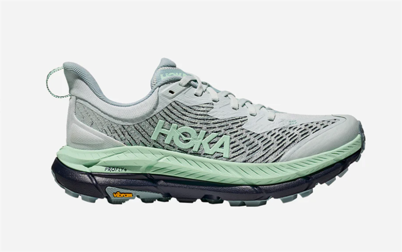  Giày Chạy Trail Nữ Hoka Mafate Speed 4 - Màu Xám Nhạt 
