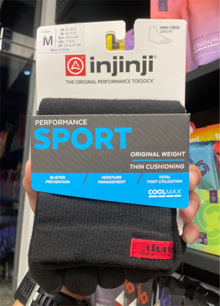  Tất Thể Thao 5 Ngón Injinji Sport Original Weight Mini-Crew 