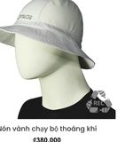  Nón Tai Bèo Chạy Bộ MUDE Running Breathable Bucket Hat - Màu Trắng 