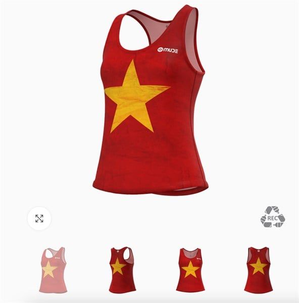 Áo Ba Lỗ Nữ Singlet Marathon Evasé - phiên bản Vietnam