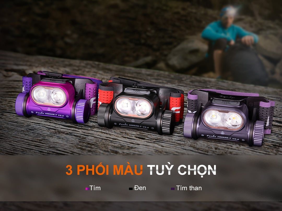  Đèn Pin Đội Đầu Fenix HM65R-T V2.0 