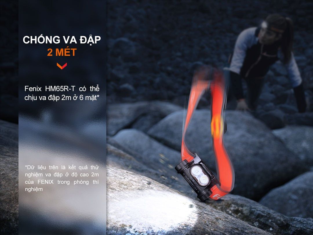  Đèn Pin Đội Đầu Fenix HM65R-T V2.0 