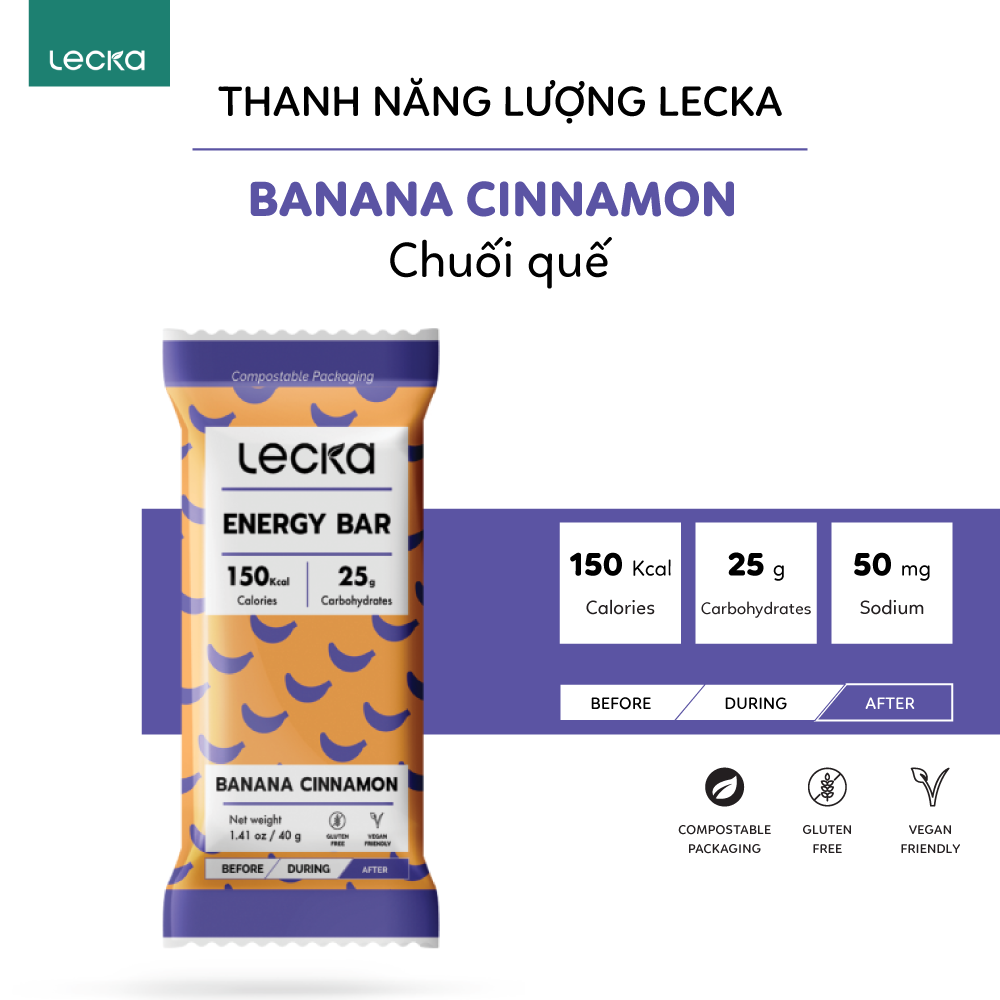  Thanh Năng Lượng Lecka Energy Bar - 40g 