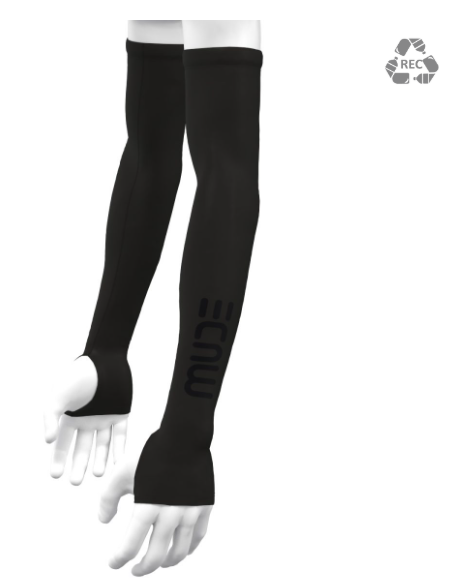  Ống Tay Xỏ Ngón Mude Arm Sleeves Thumb - Màu Đen 