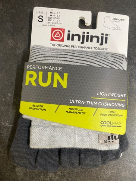  Tất Chạy Bộ 5 Ngón Injinji Run Lightweight Mini Crew 