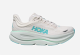  Giày Chạy Bộ Nữ Hoka Bondi 9 - Màu Trắng Xanh (Frost/Cielo Blue) - SS25 