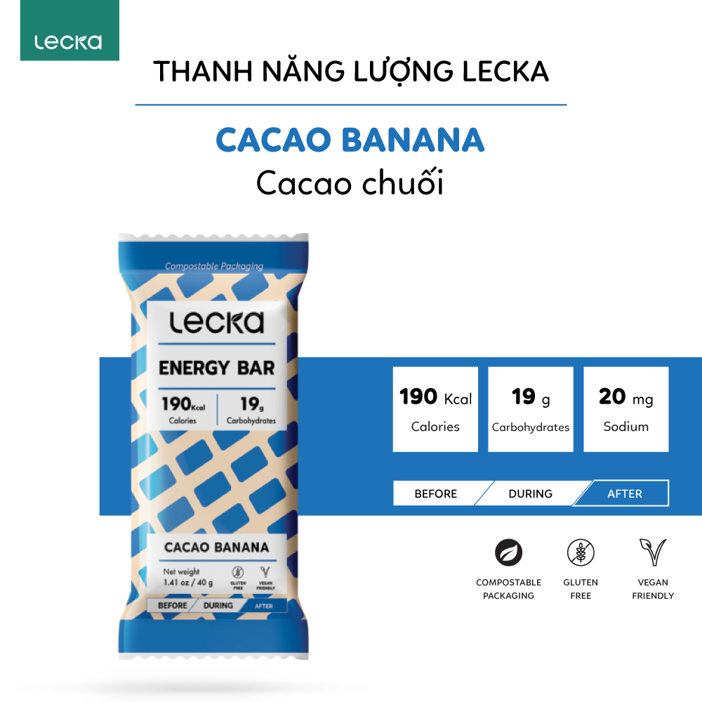  Thanh Năng Lượng Lecka Energy Bar - 40g 